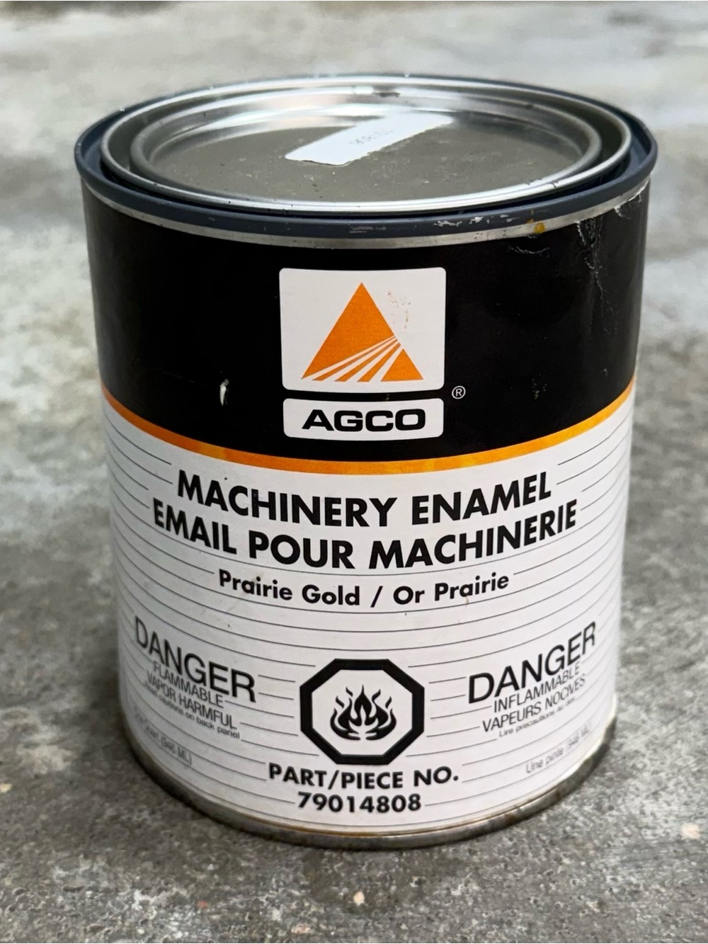 AGCO Prairie Gold Machinery Enamel Quart 79014808 NOS